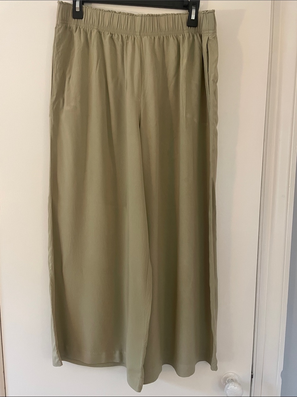 H&M Khaki Wide Leg Pants
